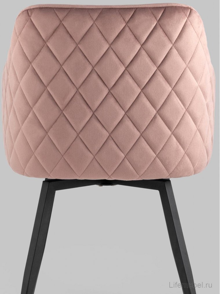 Кресло Эльмовит крутящееся пыльно-розовое