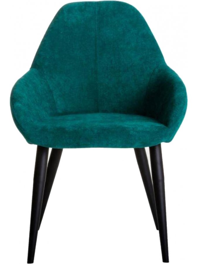 Кресло Kent изумрудное / чёрное