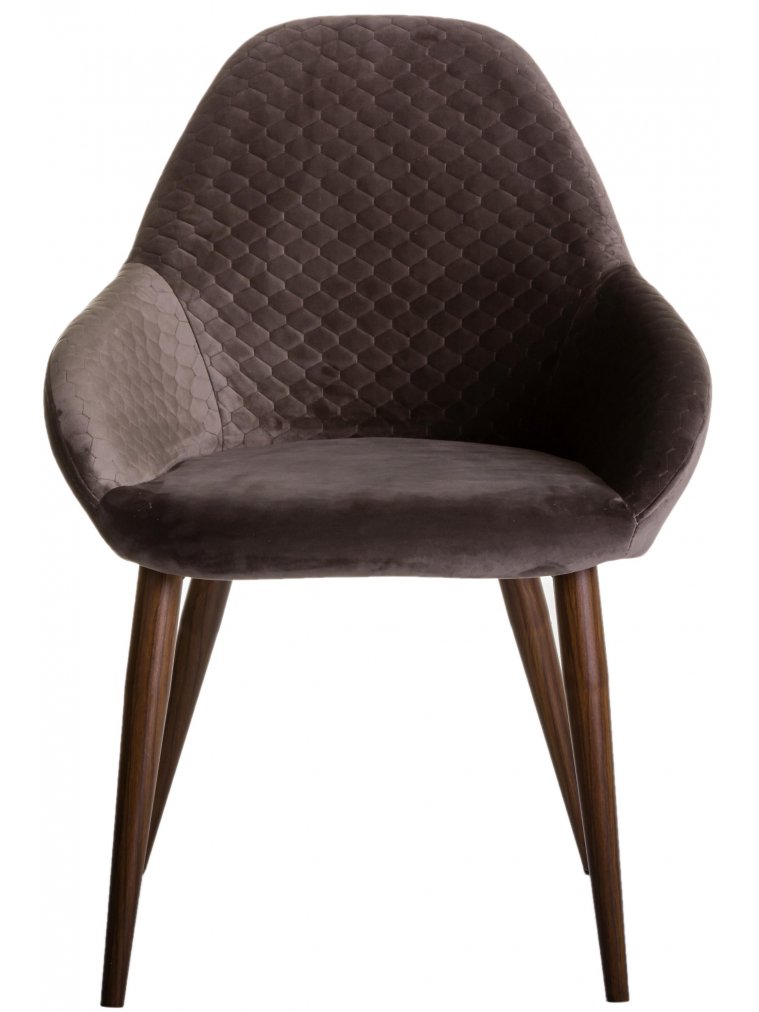 Кресло Kent карб / тёмный орех