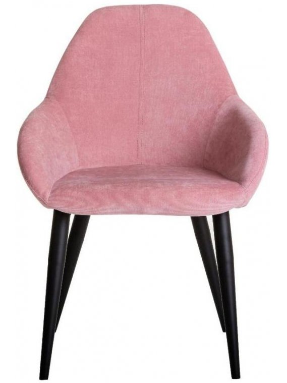 Кресло Kent розовое / чёрное