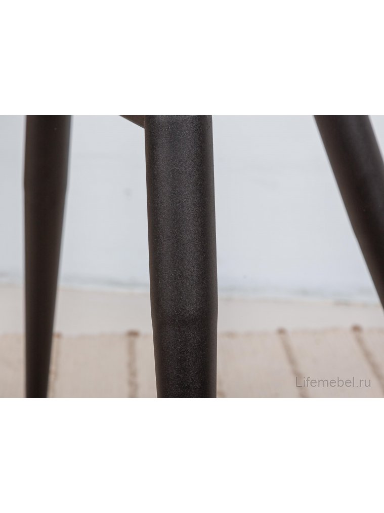 Кресло Lars коричневое / чёрное