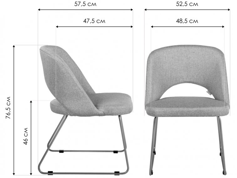 Кресло Lars Линк красное / золотое