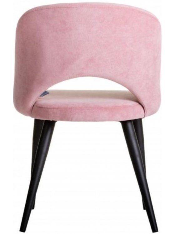 Кресло Lars розовое / чёрное