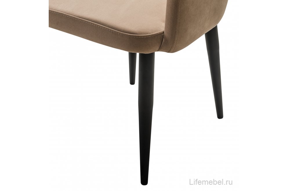 Кресло Ledger Diag beige / черный