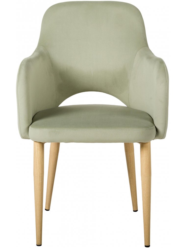 Кресло Ledger Эко фисташковое / натуральный дуб