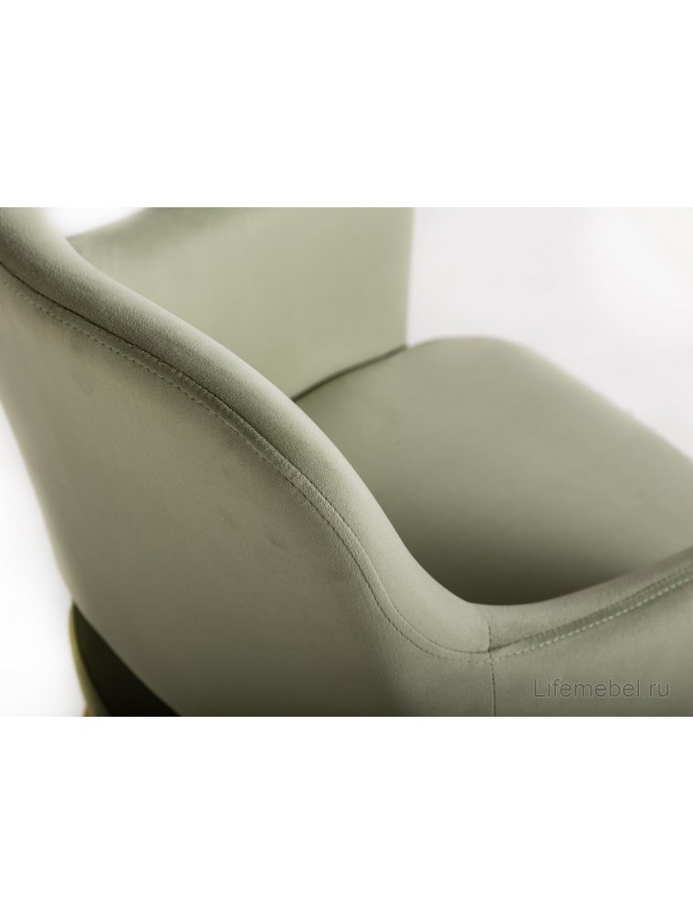 Кресло Ledger Эко фисташковое / натуральный дуб