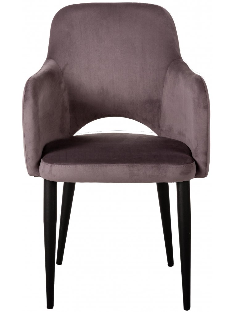 Кресло Ledger Эко коричневое / чёрное