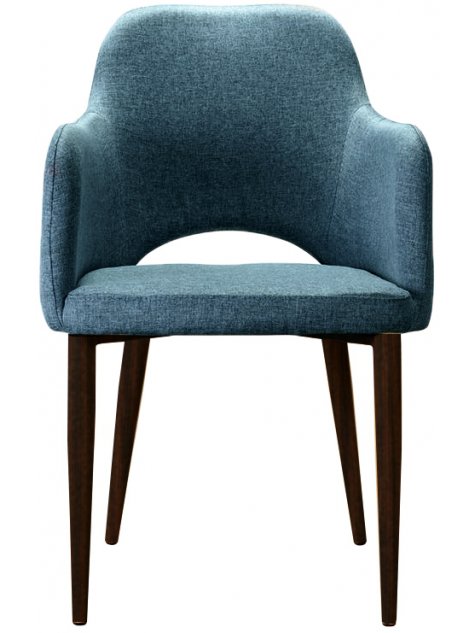 Кресло Ledger Сканди блю / венге