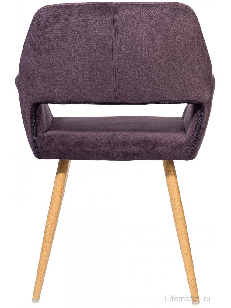 Стул на металлокаркасе Оливер фиолетовый