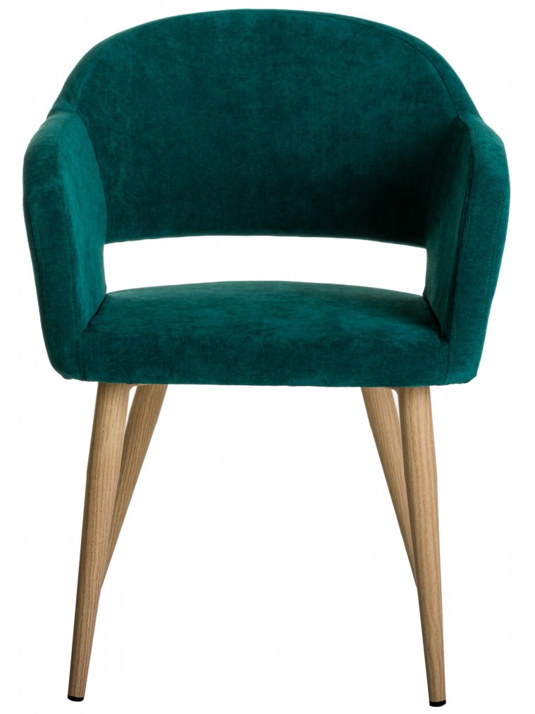 Кресло Oscar изумрудный / натуральный дуб
