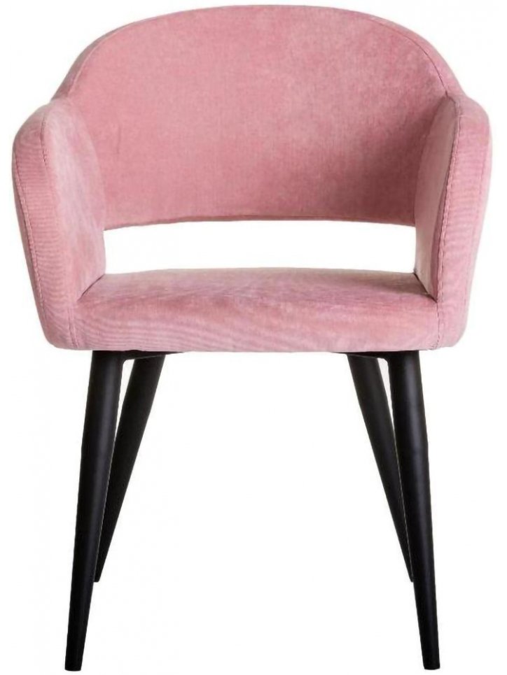 Кресло Oscar розовое / чёрное