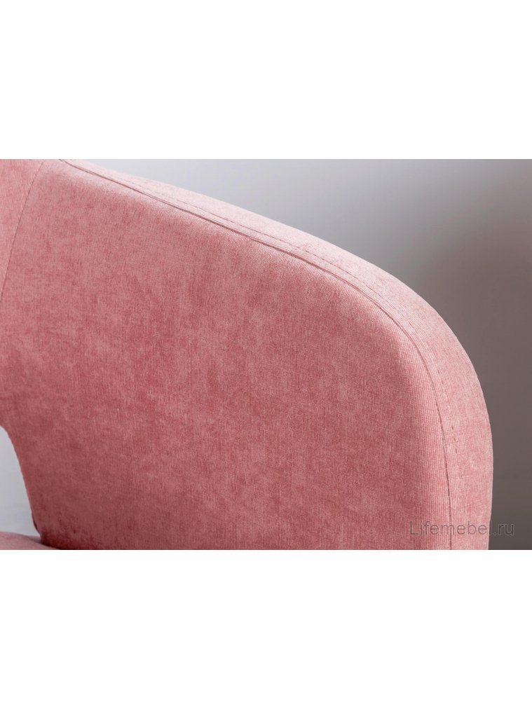 Кресло Oscar розовое / чёрное