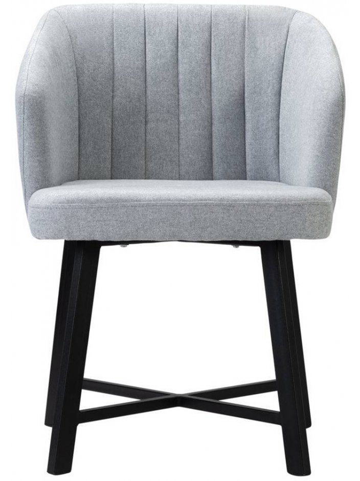 Кресло Loft стоун / серый / графит