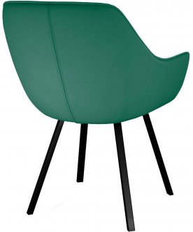 Металлический стул поворотное DikLine 252 авокадо / черный