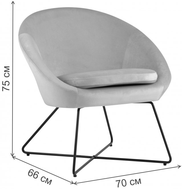 Кресло Рейсер оранжевое