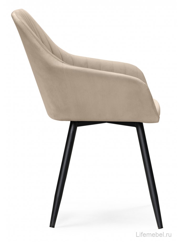 Кресло Слэм крутящееся бежевое / черное