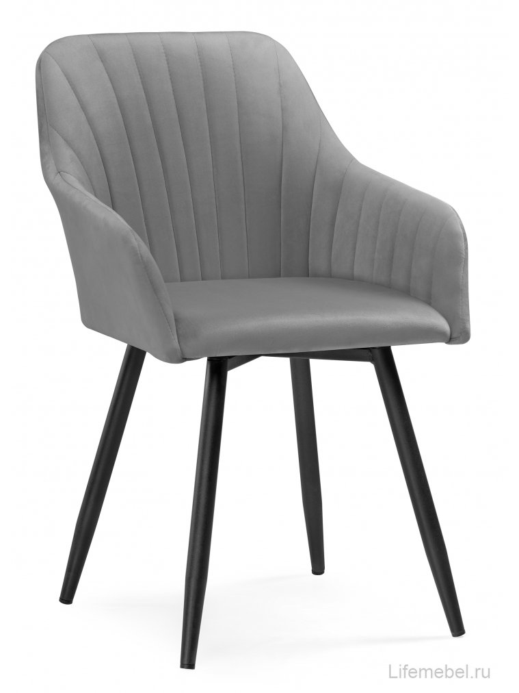 Кресло Слэм крутящееся темно-серое / черное