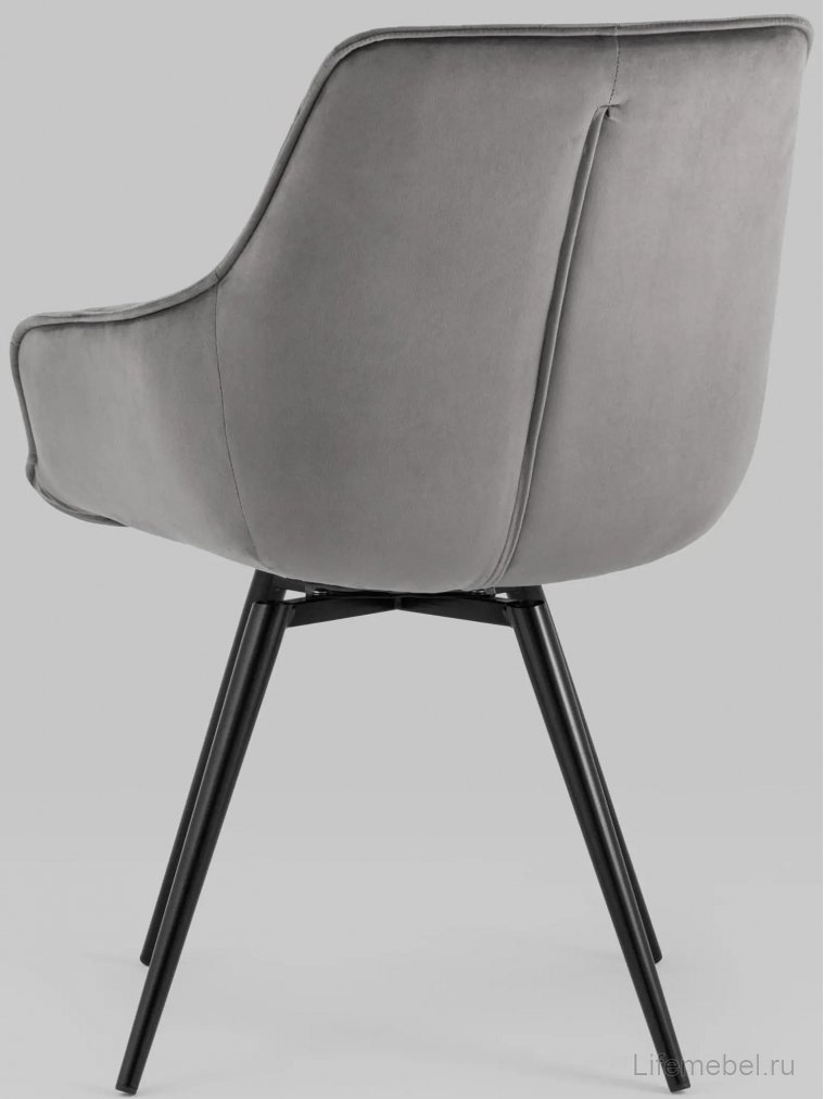 Кресло поворотное Слим темно-серое