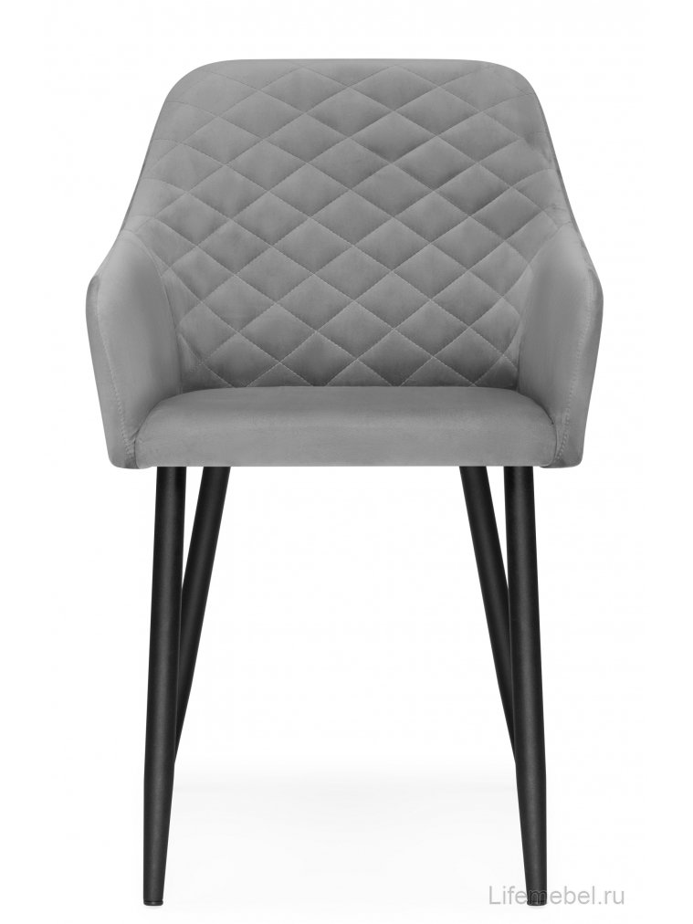 Кресло Стив темно-серый / черный