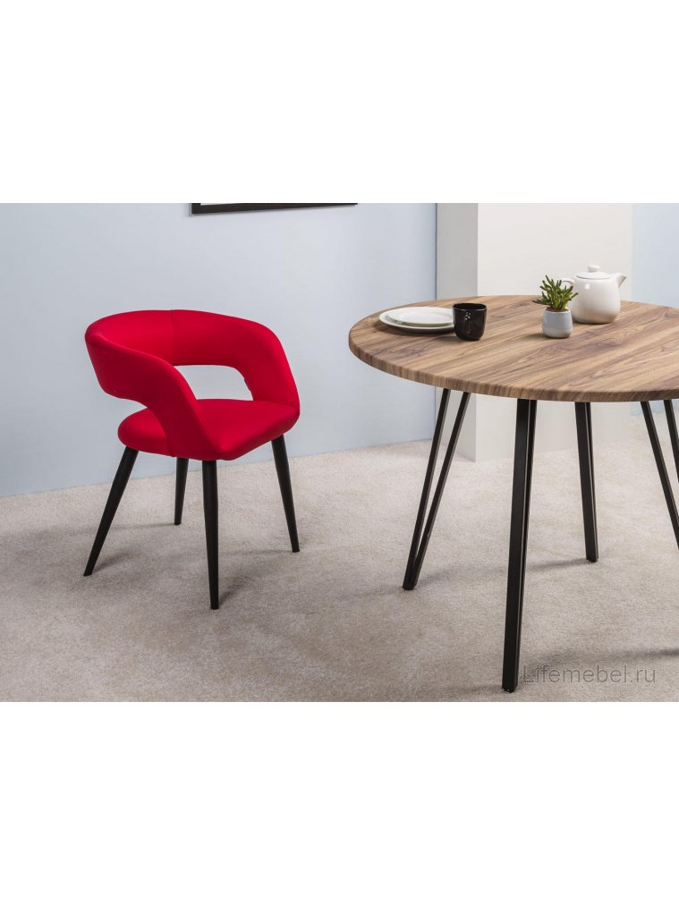 Кресло Hugs красный / черный