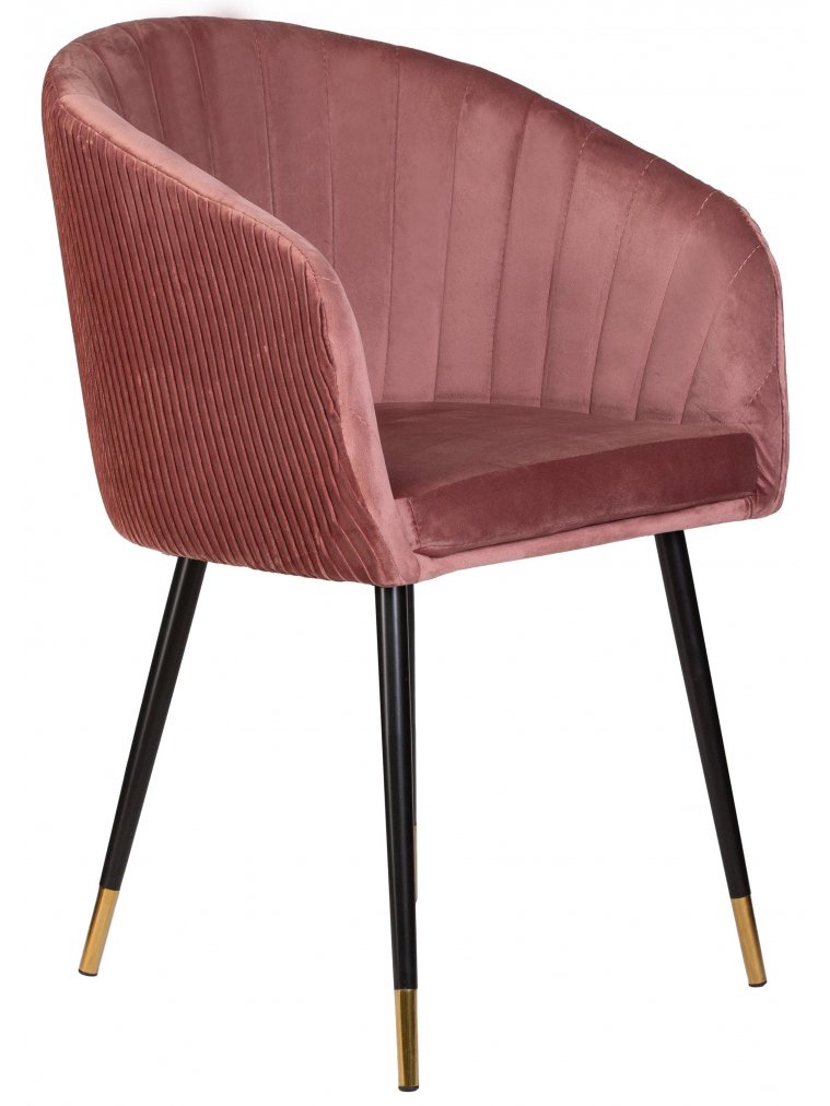 Кресло Mary бронзово-розовое