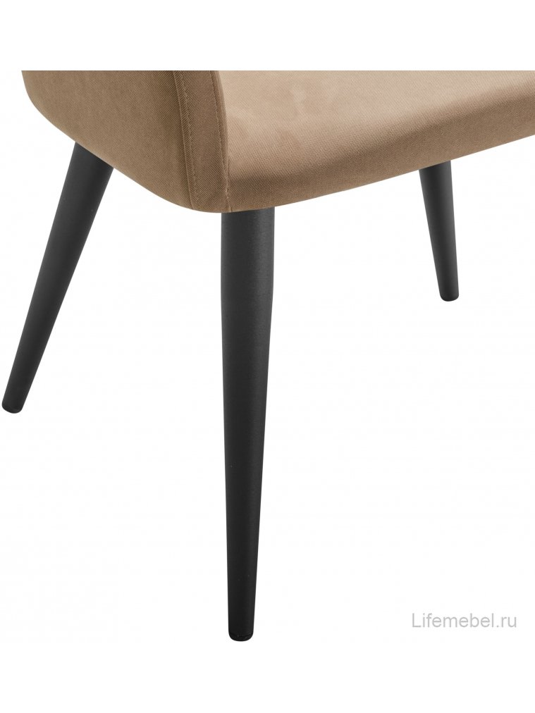 Кресло Oscar Diag beige / черный