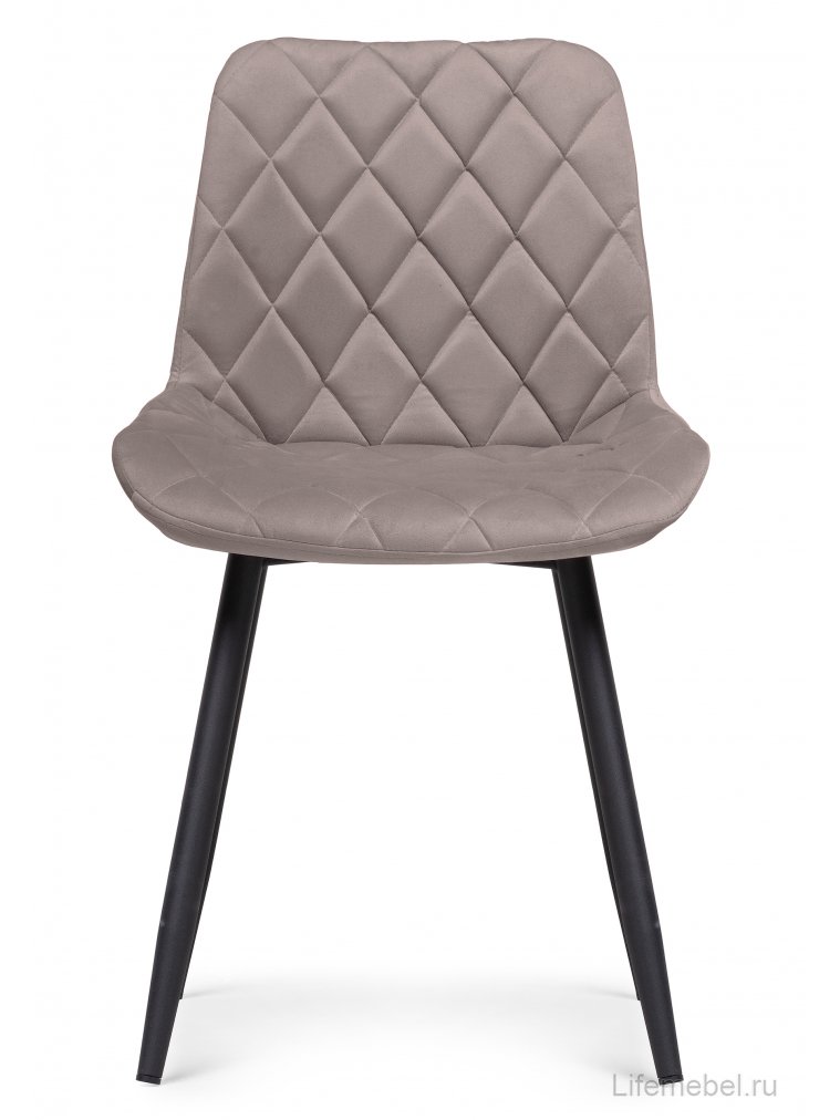 Стул на металлокаркасе Баодин Б/К латте / черный