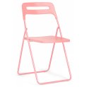 Пластиковый стул Fold складной pink  - Уцененный экземпляр