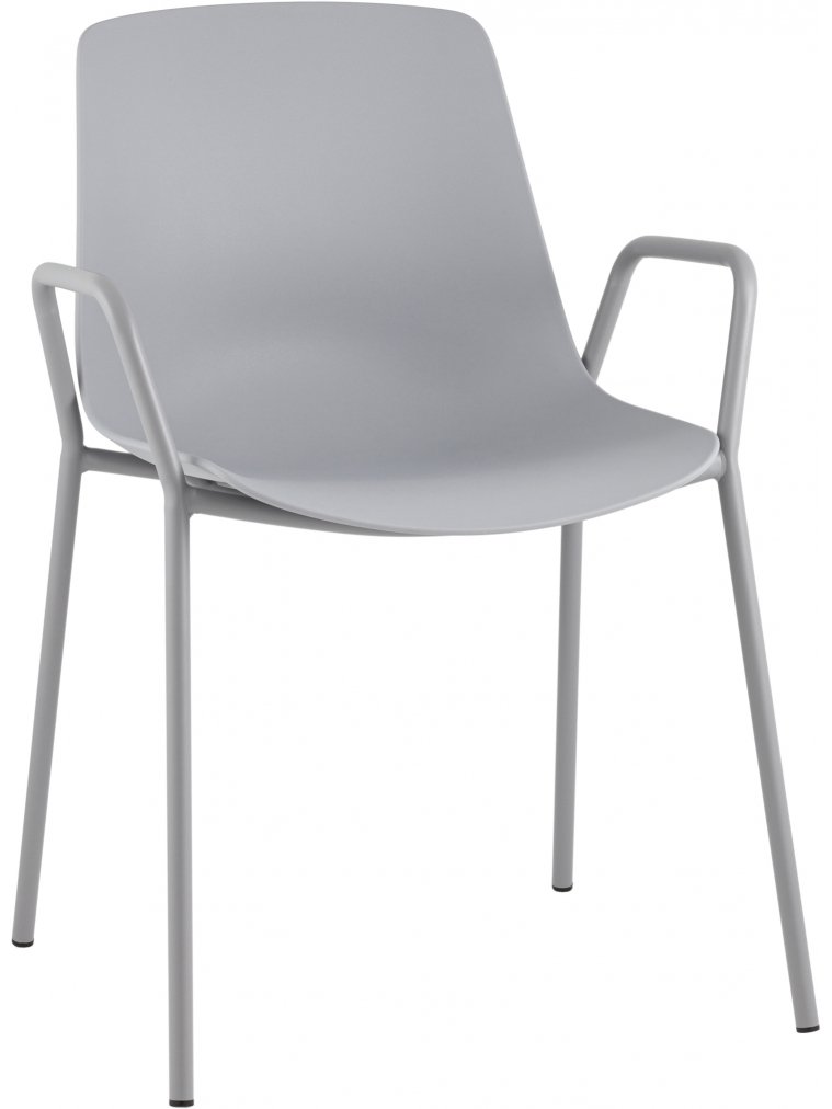 Стул на металлокаркасе Kaira серый