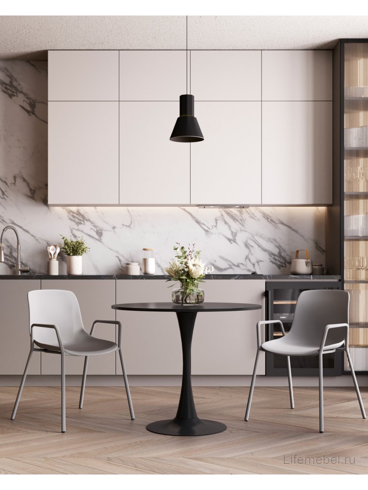 Стул на металлокаркасе Kaira серый