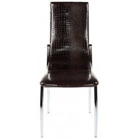 Стул 2368 dark brown crocodile
