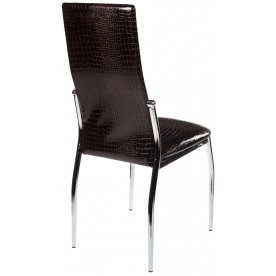 Стул 2368 dark brown crocodile