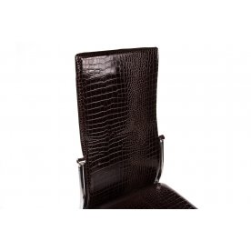 Стул 2368 dark brown crocodile