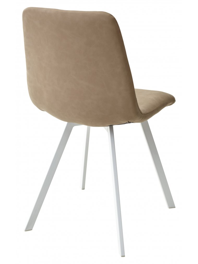 Стул Ashton RU-18 темно-бежевый винтаж / белый