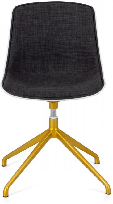 Стул на металлокаркасе Bang-bang ow серый / золото