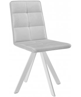 Стул на металлокаркасе DikLine 230 grey / белый