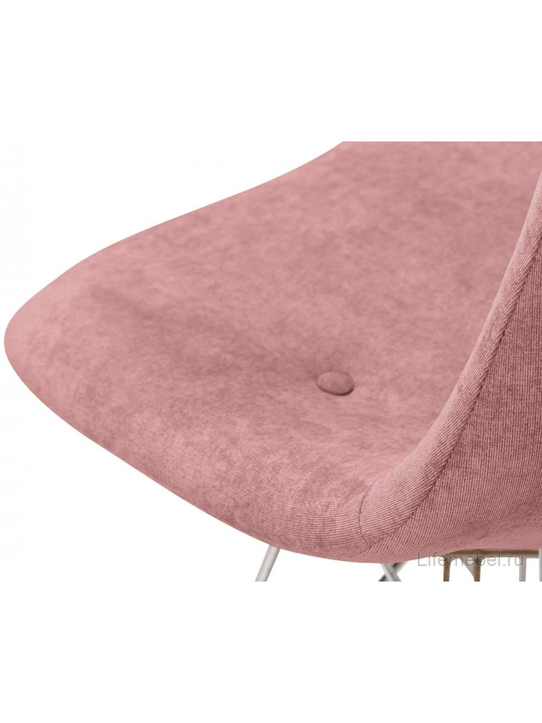 Стул на металлокаркасе Eames cacao milk / CR