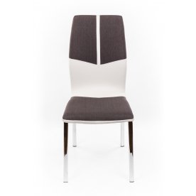 Стул F668 серый / белый