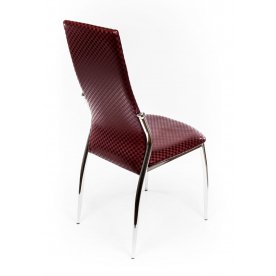 Стул F-68 бордовая клетка