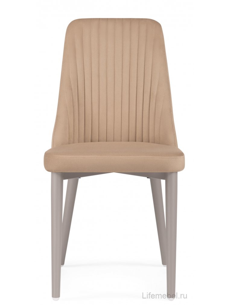 Стул на металлокаркасе Фена R латте / капучино