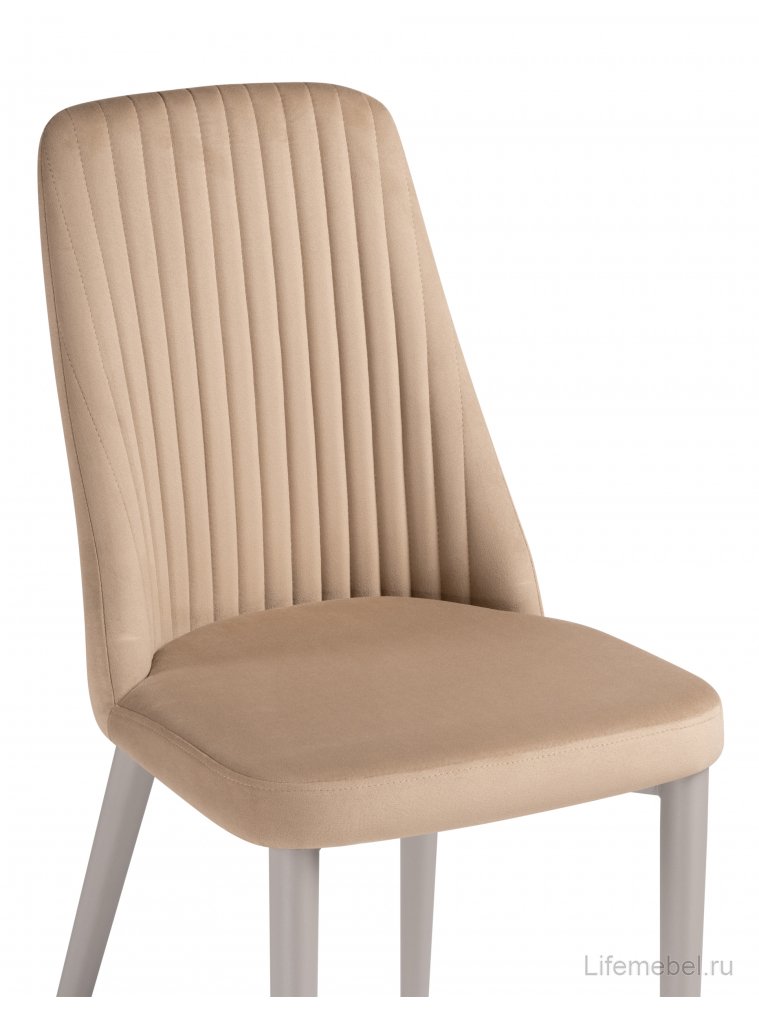 Стул на металлокаркасе Фена R латте / капучино