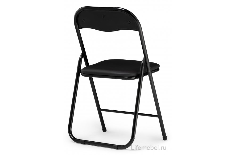 Стул на металлокаркасе Fold 1 складной black / black