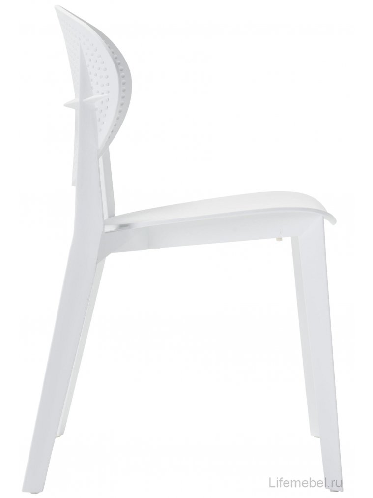 Стул на металлокаркасе Gianni white