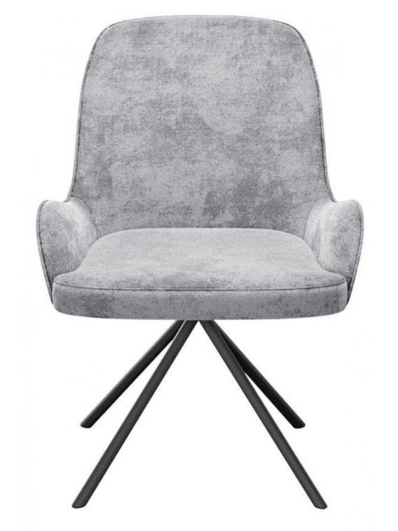 Стул на металлокаркасе DikLine 402 N84 светло-серый / черный