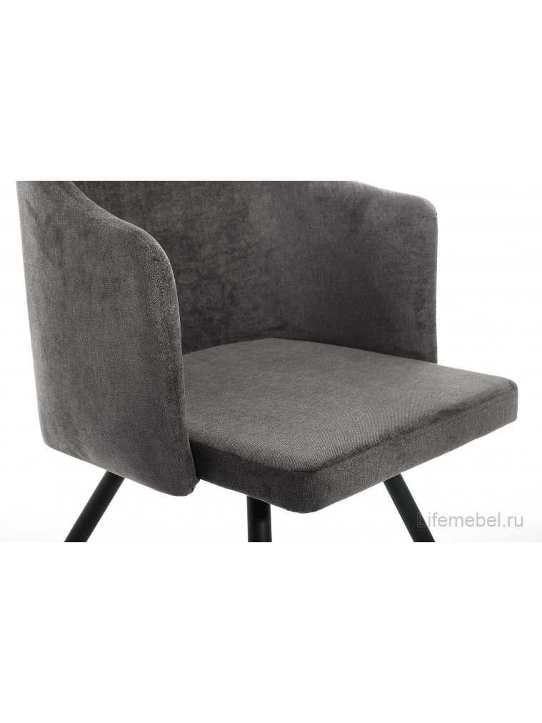 Стул Lans dark grey fabric