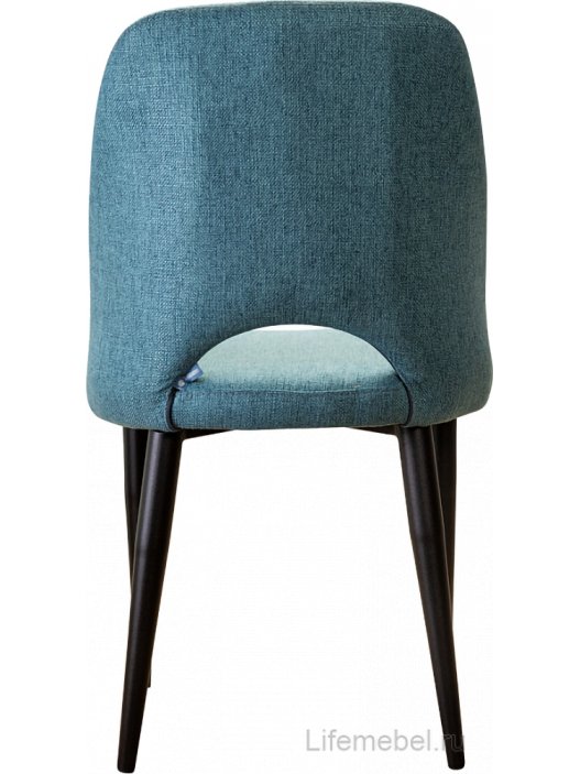 Стул на металлокаркасе Ledger сканди блю / венге