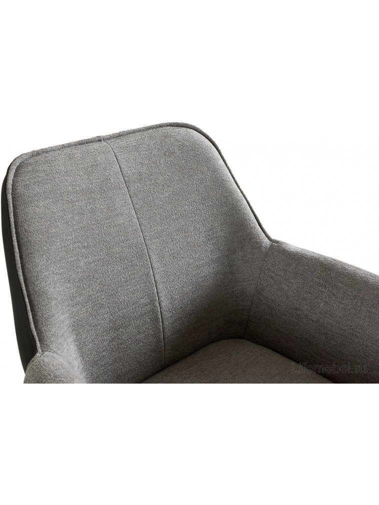 Стул на металлокаркасе Minotti серый / черный