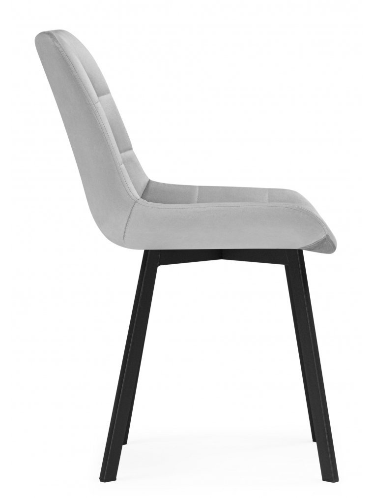 Стул МР Стронг светло-серый (hl 63) / 1П черный каркас