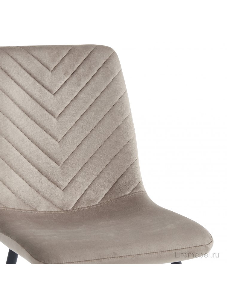 Стул на металлокаркасе Bianca DC212 мокко G62-13 / черный