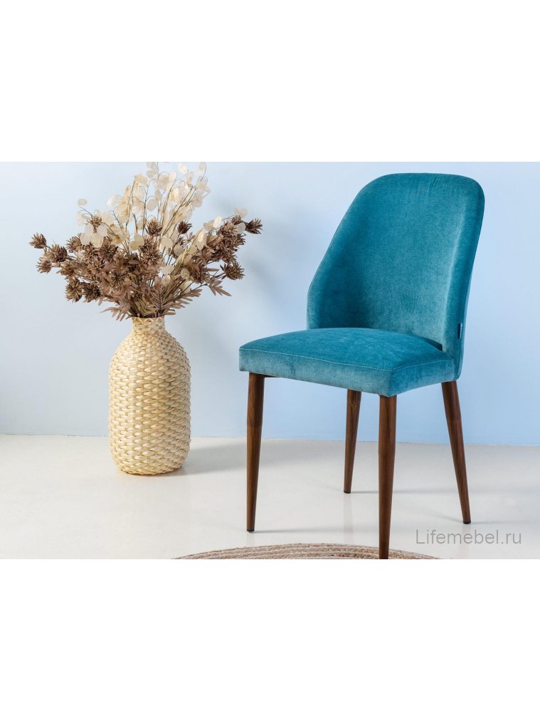 Стул на металлокаркасе Alen блю